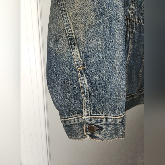 Levi Strauss Signature Vintage Denim Trucker Jacket EUC XXL $48 - Picture 6 of 6
